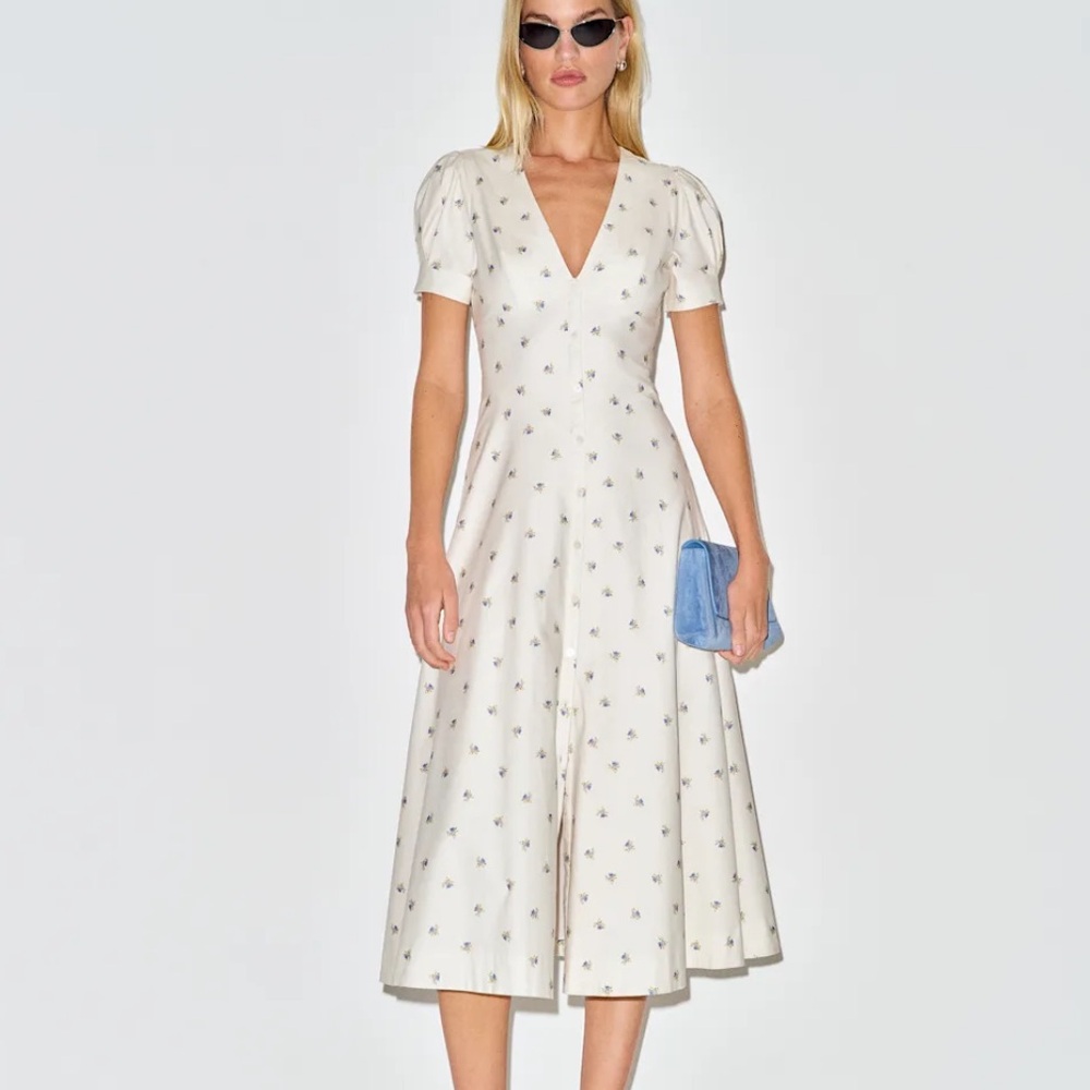 NWT Reformation Fitz Floral Dress